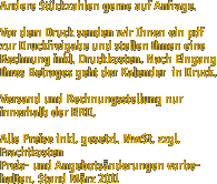 Andere Stckzahlen gerne auf Anfrage.