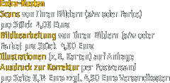 Extra-Kosten